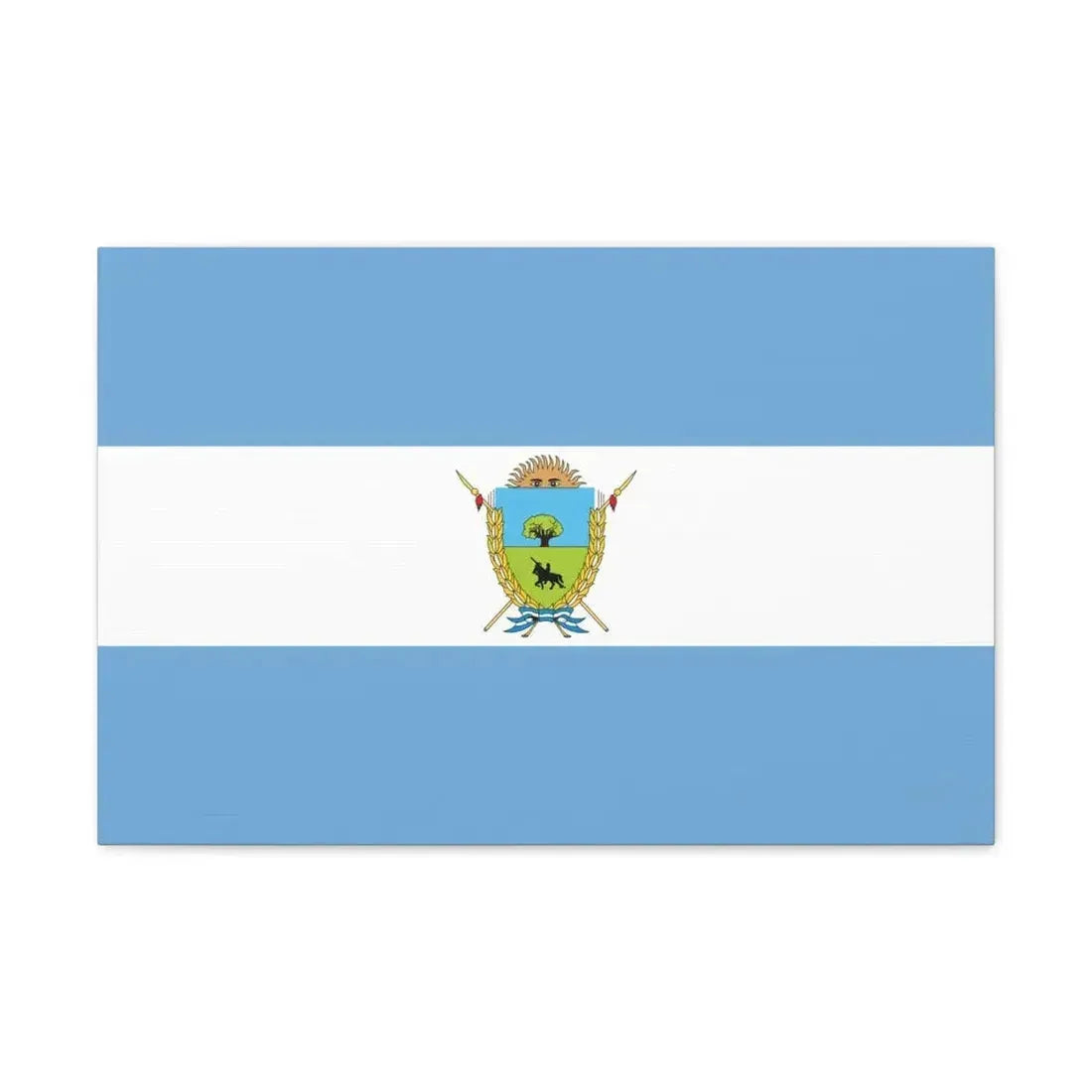 Flag of La Pampa Province Argentina - Canvas Wall Art - The Sticker Space