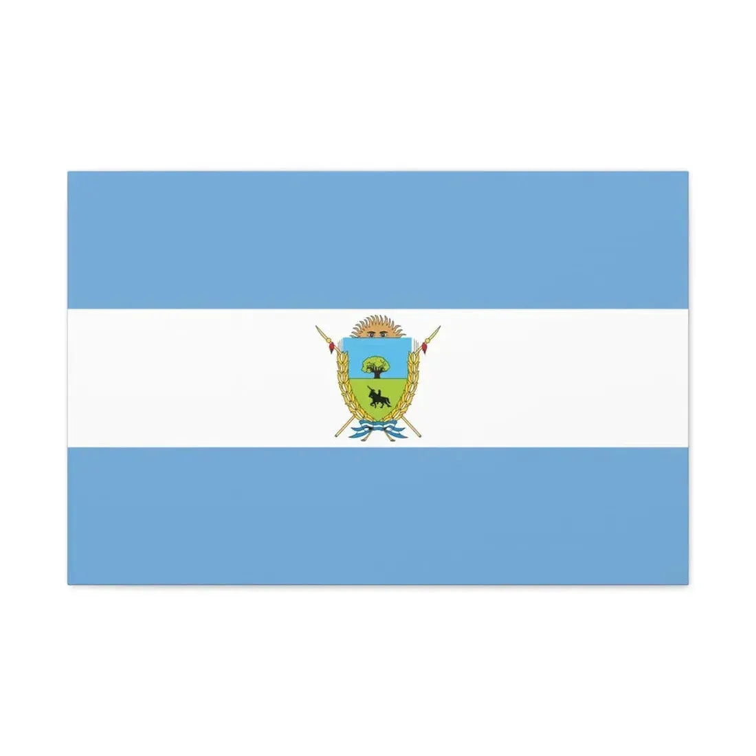 Flag of La Pampa Province Argentina - Canvas Wall Art - The Sticker Space