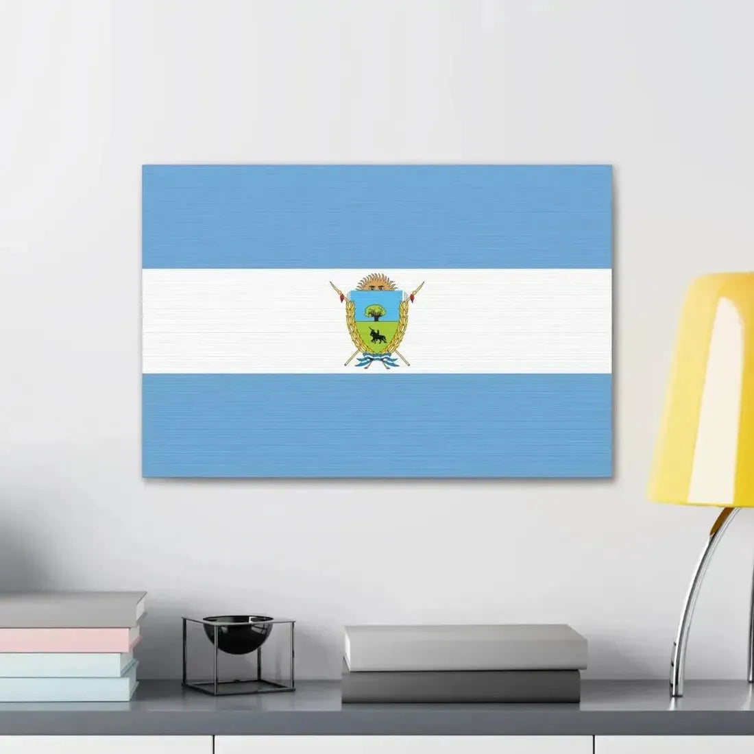 Flag of La Pampa Province Argentina - Canvas Wall Art - The Sticker Space