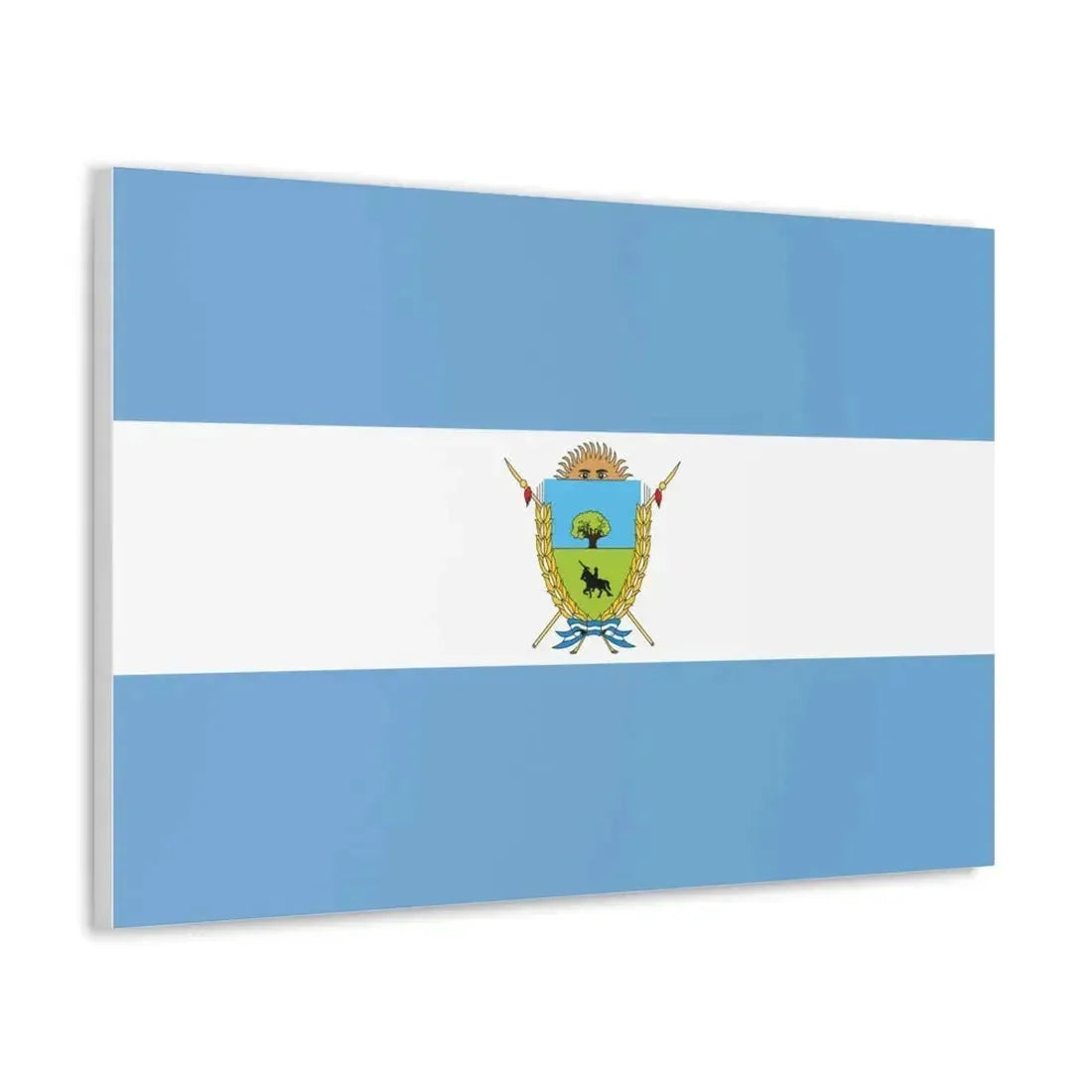 Flag of La Pampa Province Argentina - Canvas Wall Art - The Sticker Space