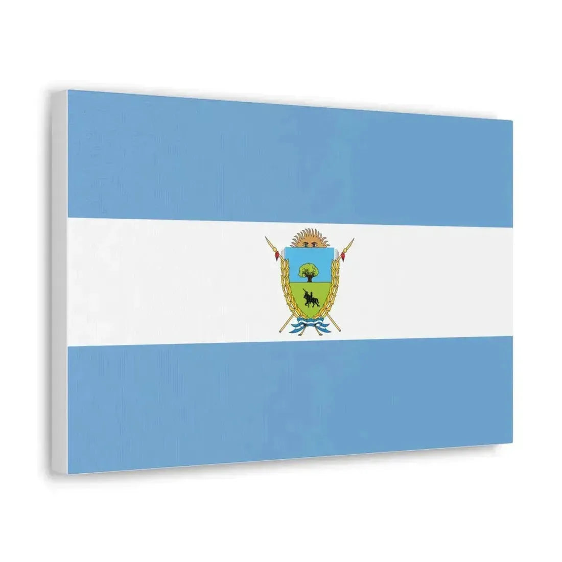 Flag of La Pampa Province Argentina - Canvas Wall Art - The Sticker Space