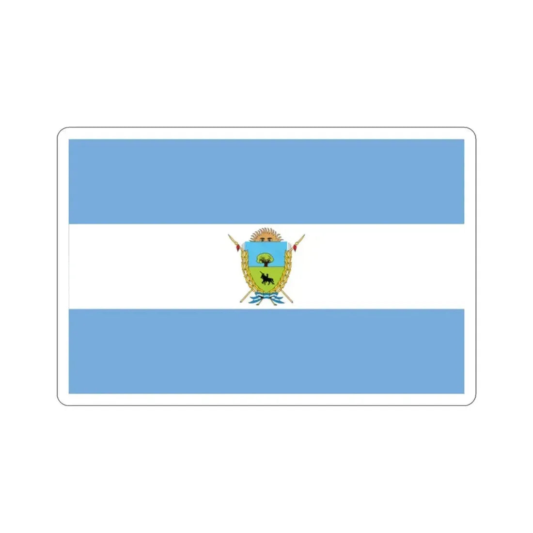 Flag of La Pampa Province Argentina STICKER Vinyl Die-Cut Decal 2 Inch - The Sticker Space