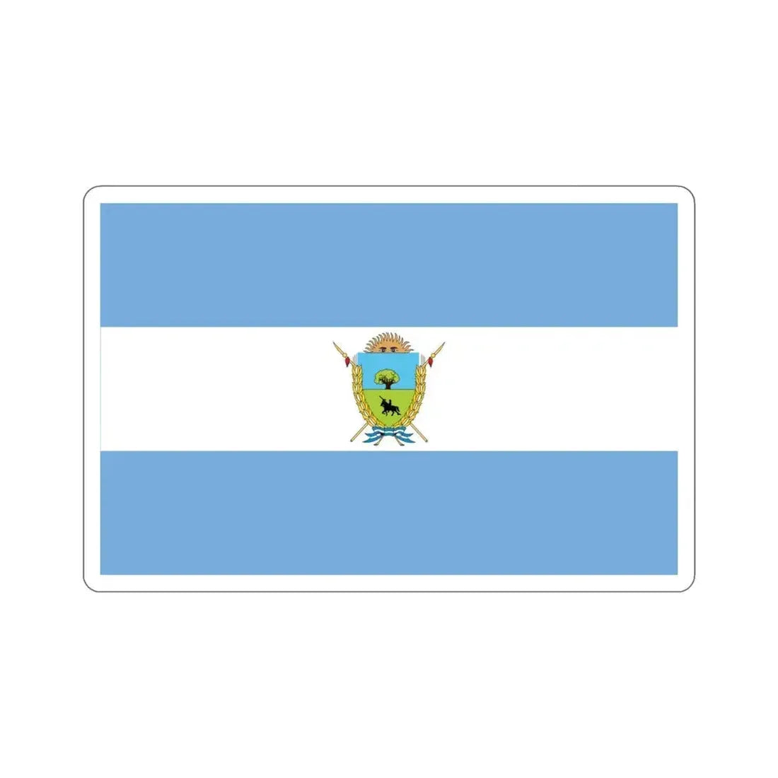 Flag of La Pampa Province Argentina STICKER Vinyl Die-Cut Decal 4 Inch - The Sticker Space