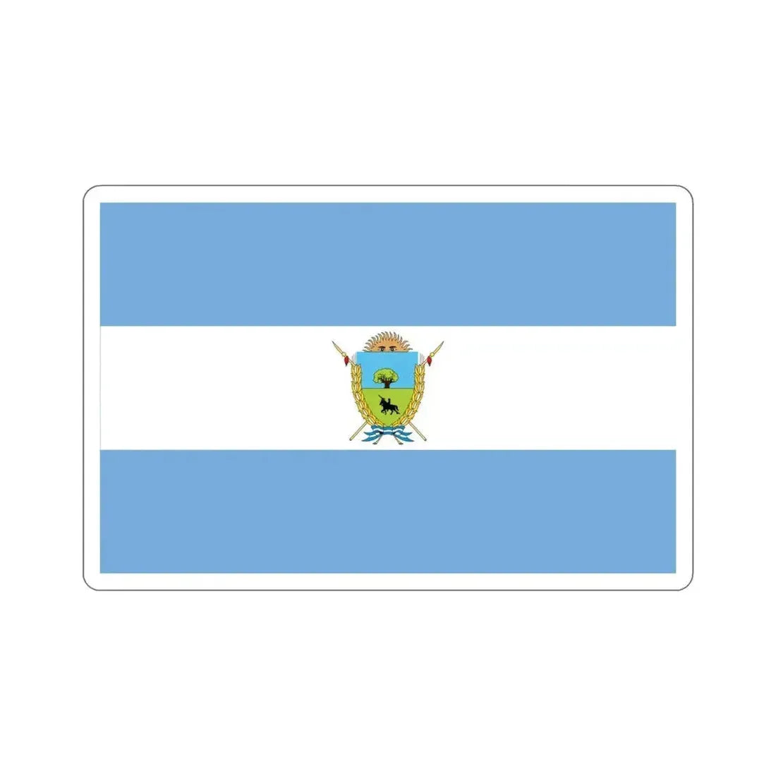 Flag of La Pampa Province Argentina STICKER Vinyl Die-Cut Decal - The Sticker Space