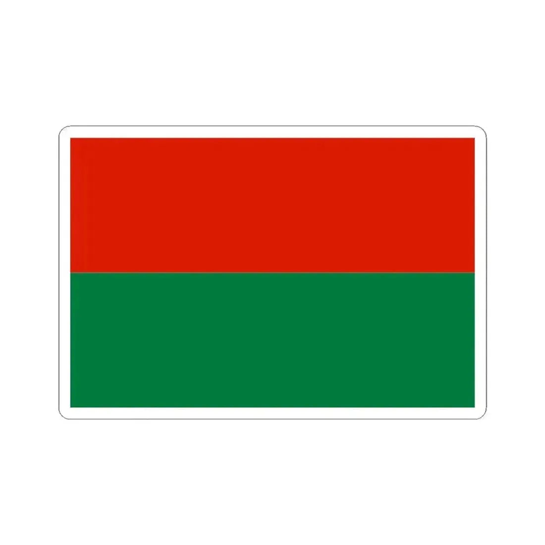 Flag of La paz (Bolivia) STICKER Vinyl Kiss-Cut Decal 4 Inch White - The Sticker Space