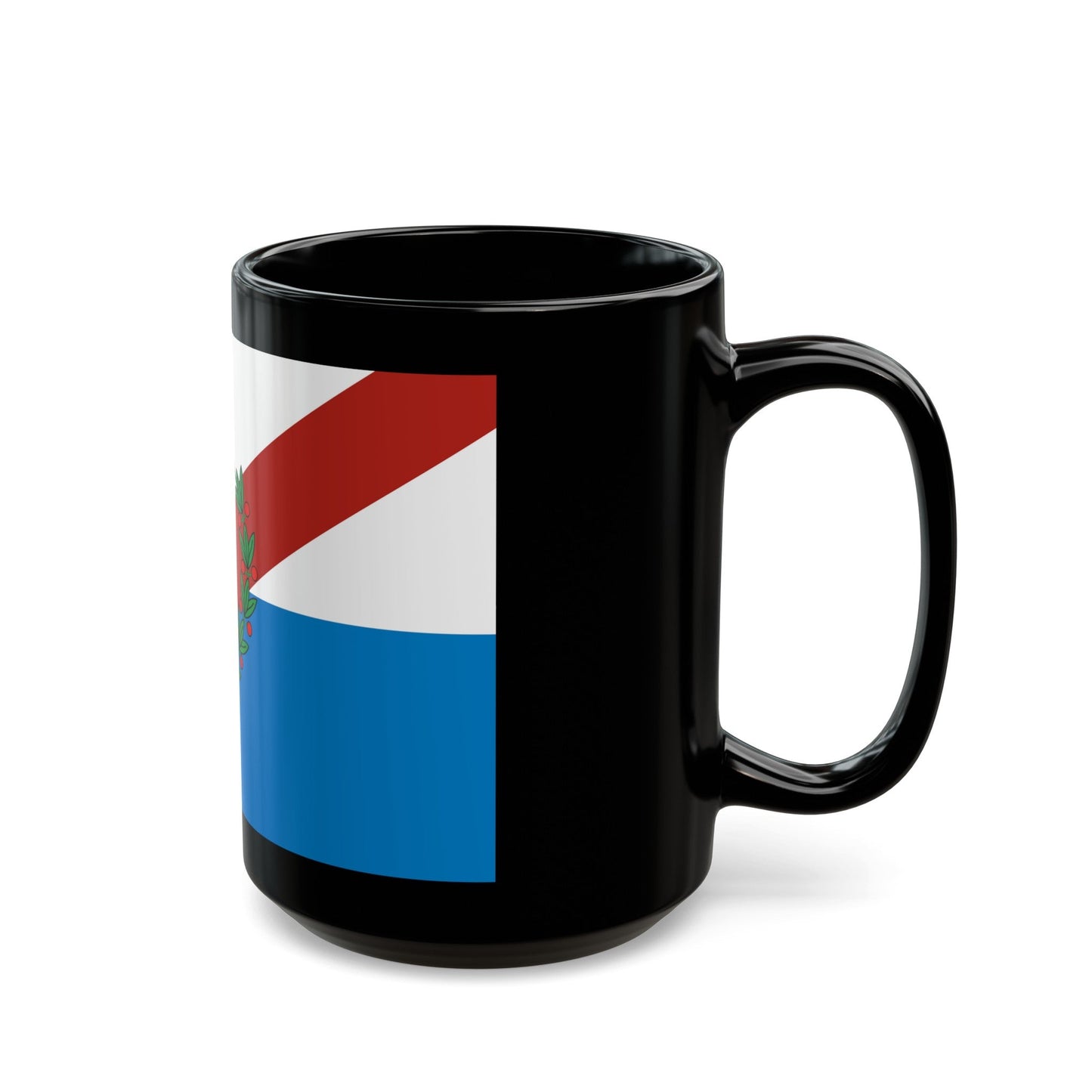 Flag of La Rioja Province Argentina - Black Coffee Mug-The Sticker Space