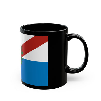 Flag of La Rioja Province Argentina - Black Coffee Mug-The Sticker Space