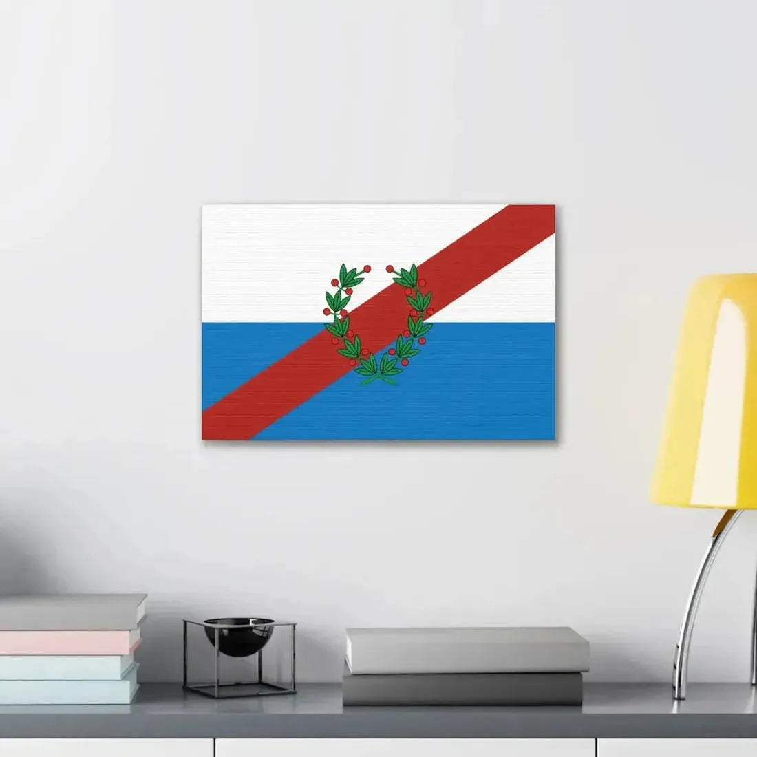 Flag of La Rioja Province Argentina - Canvas Wall Art - The Sticker Space