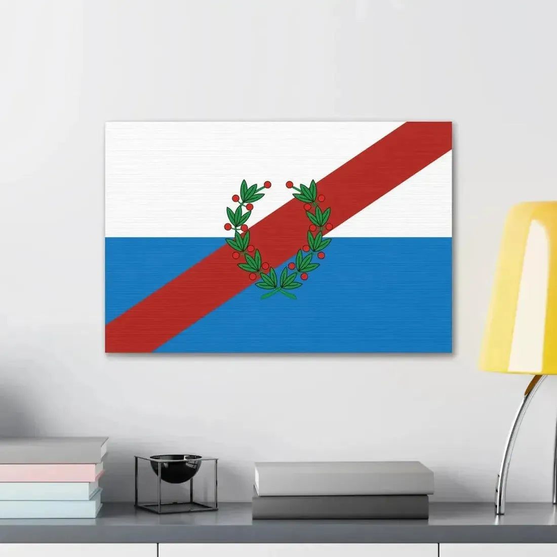 Flag of La Rioja Province Argentina - Canvas Wall Art - The Sticker Space