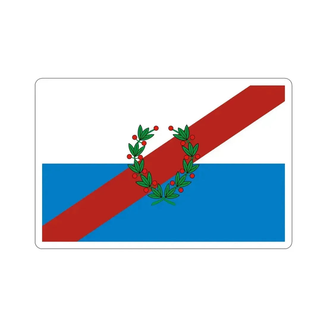 Flag of La Rioja Province Argentina STICKER Vinyl Die-Cut Decal 5 Inch - The Sticker Space
