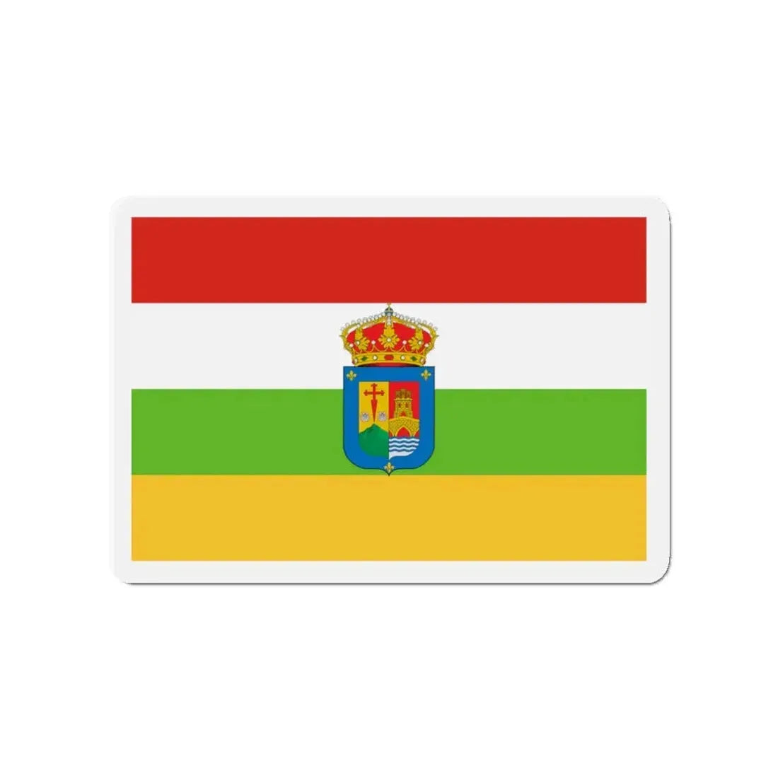Flag of La Rioja Spain - Refrigerator Magnet 3 Inch - The Sticker Space