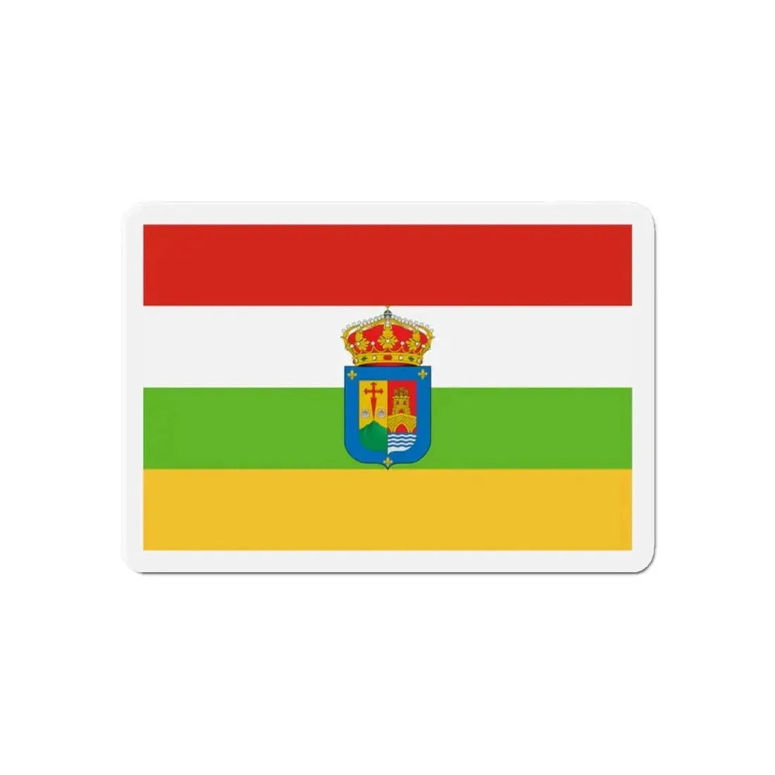 Flag of La Rioja Spain - Refrigerator Magnet 6 Inch - The Sticker Space