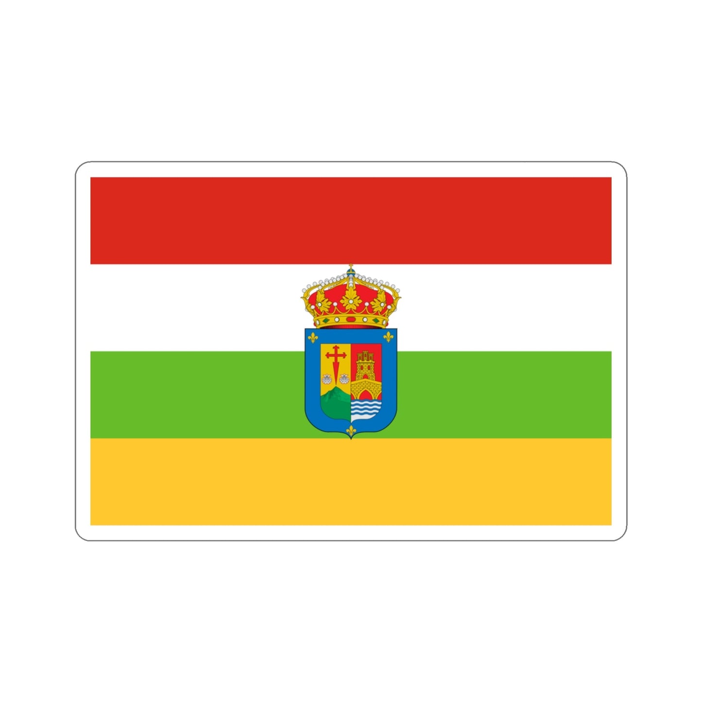 Flag of La Rioja Spain STICKER Vinyl Die-Cut Decal-3 Inch-The Sticker Space