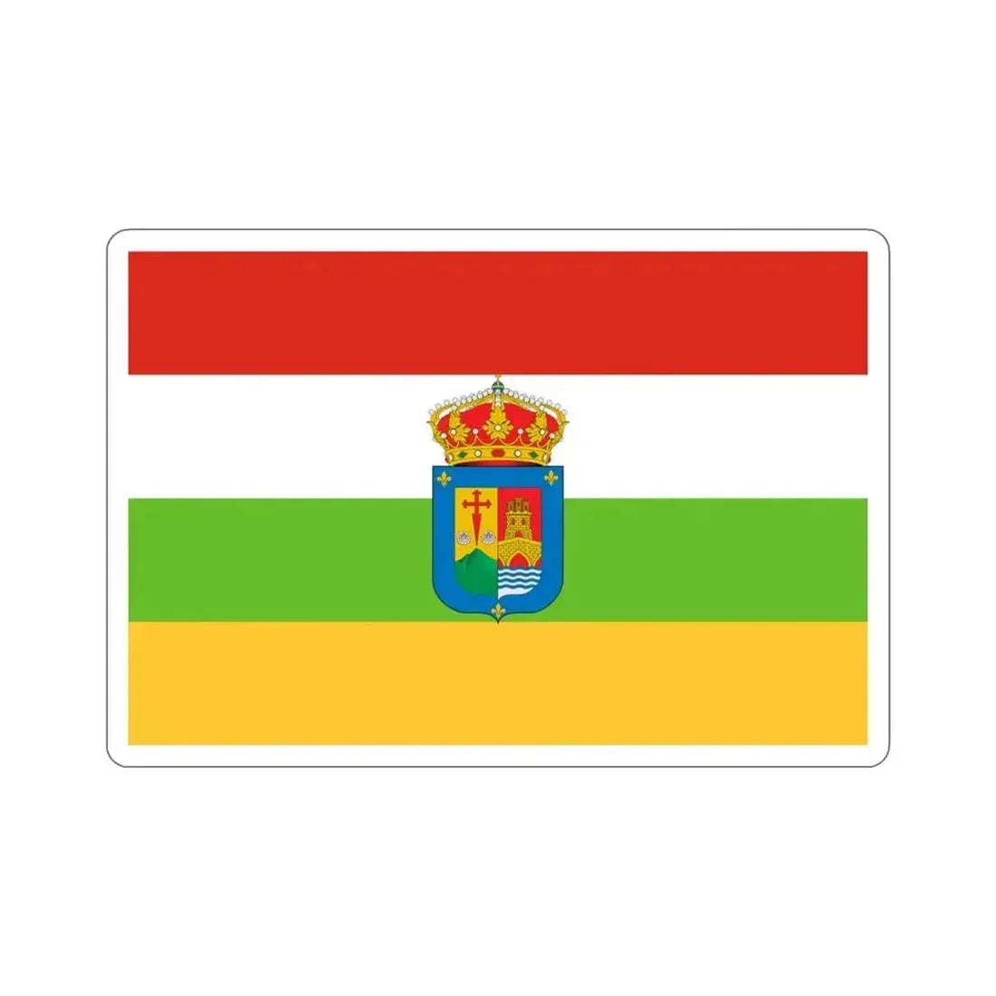 Flag of La Rioja Spain STICKER Vinyl Die-Cut Decal 4 Inch - The Sticker Space