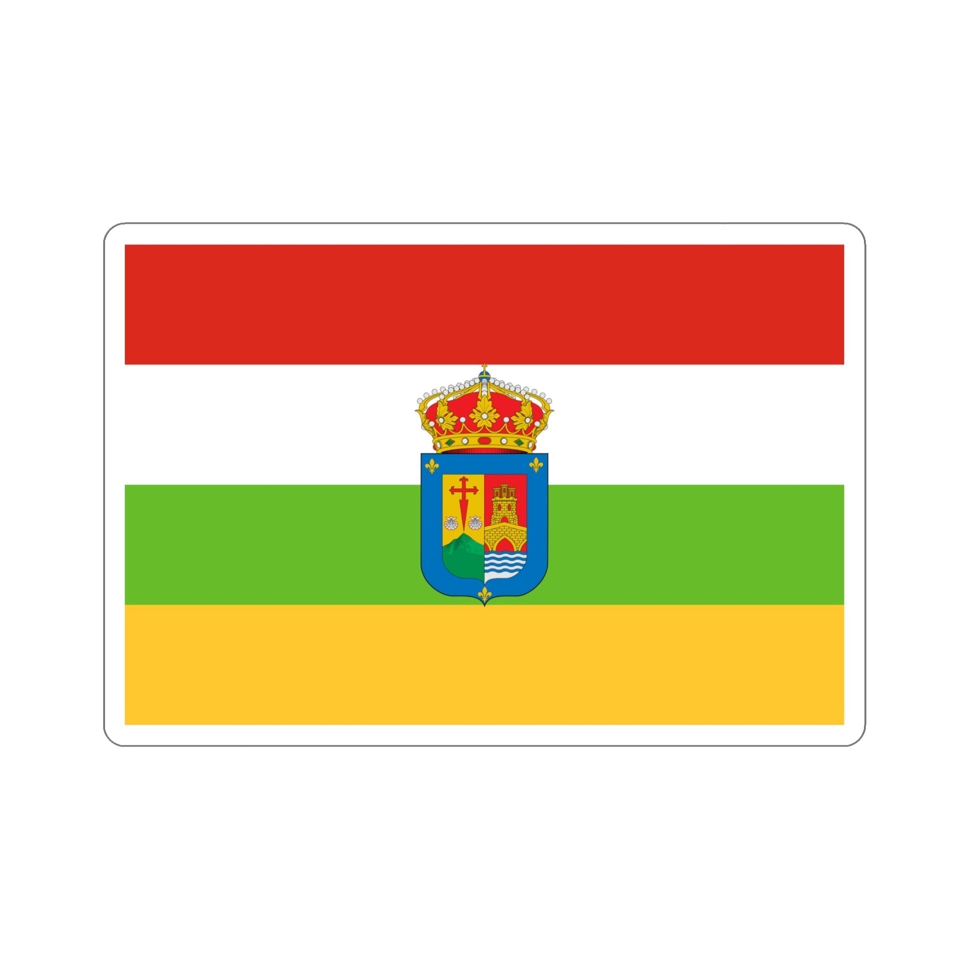 Flag of La Rioja Spain STICKER Vinyl Die-Cut Decal-5 Inch-The Sticker Space