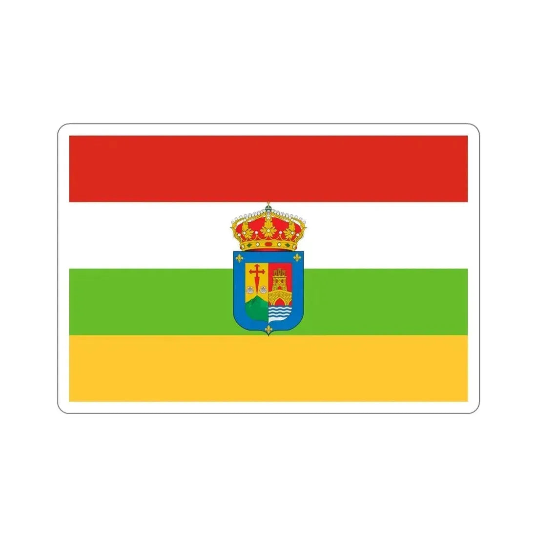 Flag of La Rioja Spain STICKER Vinyl Die-Cut Decal 5 Inch - The Sticker Space