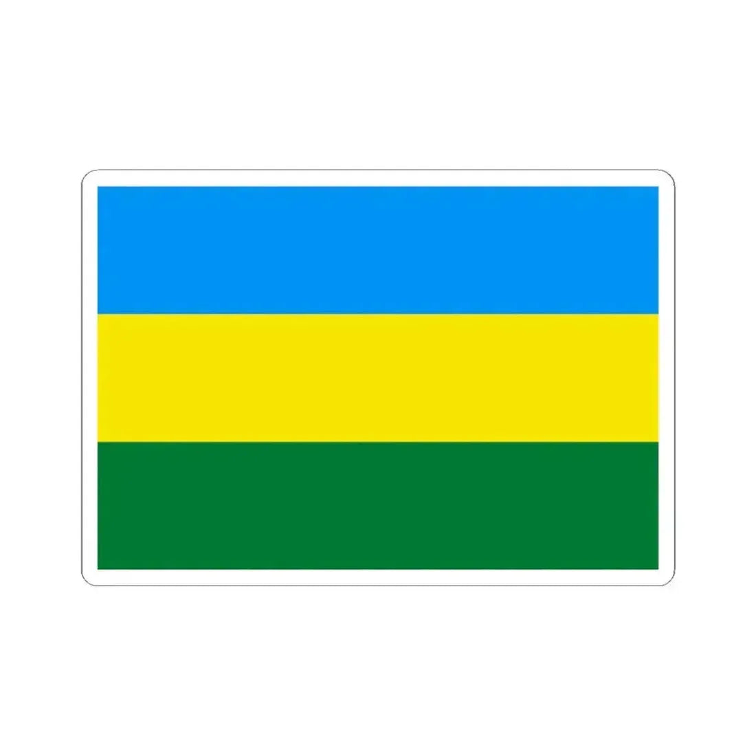 Flag of La Rivera Bolivia (Bolivia) STICKER Vinyl Kiss-Cut Decal 3 Inch White - The Sticker Space