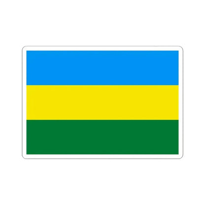 Flag of La Rivera Bolivia (Bolivia) STICKER Vinyl Kiss-Cut Decal 4 Inch White - The Sticker Space