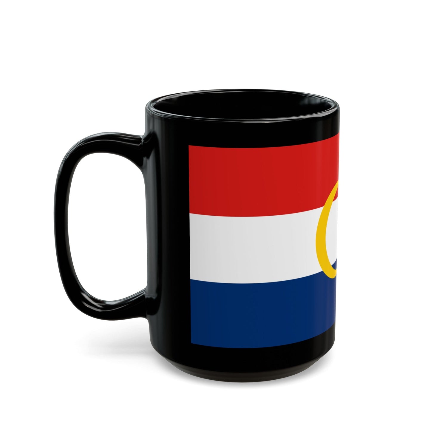 Flag of Labuan Malaysia - Black Coffee Mug-The Sticker Space