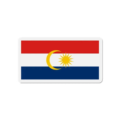 Flag of Labuan Malaysia - Refrigerator Magnet 4 Inch - The Sticker Space