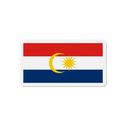 Flag of Labuan Malaysia - Refrigerator Magnet - The Sticker Space