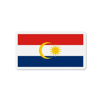 Flag of Labuan Malaysia - Refrigerator Magnet - The Sticker Space