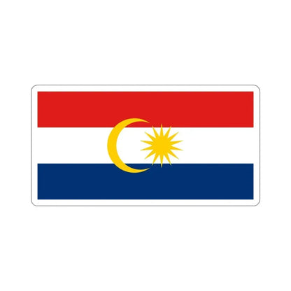 Flag of Labuan Malaysia STICKER Vinyl Die-Cut Decal 5 Inch - The Sticker Space