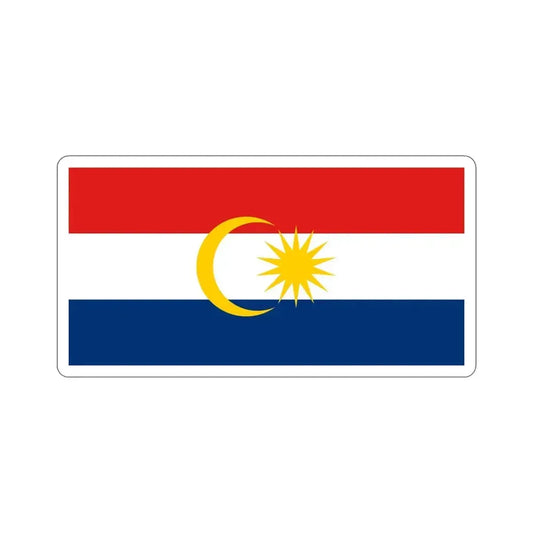 Flag of Labuan Malaysia STICKER Vinyl Die-Cut Decal 6 Inch - The Sticker Space