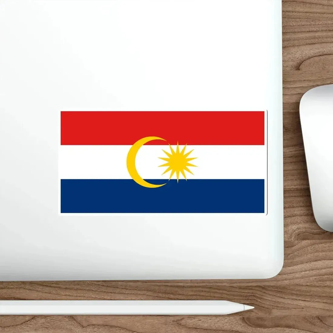 Flag of Labuan Malaysia STICKER Vinyl Die-Cut Decal - The Sticker Space
