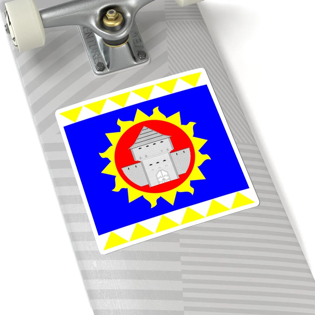 Flag of Ladyzhyn (Ukraine) STICKER Vinyl Kiss-Cut Decal - The Sticker Space
