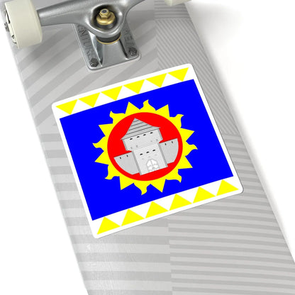 Flag of Ladyzhyn (Ukraine) STICKER Vinyl Kiss-Cut Decal - The Sticker Space