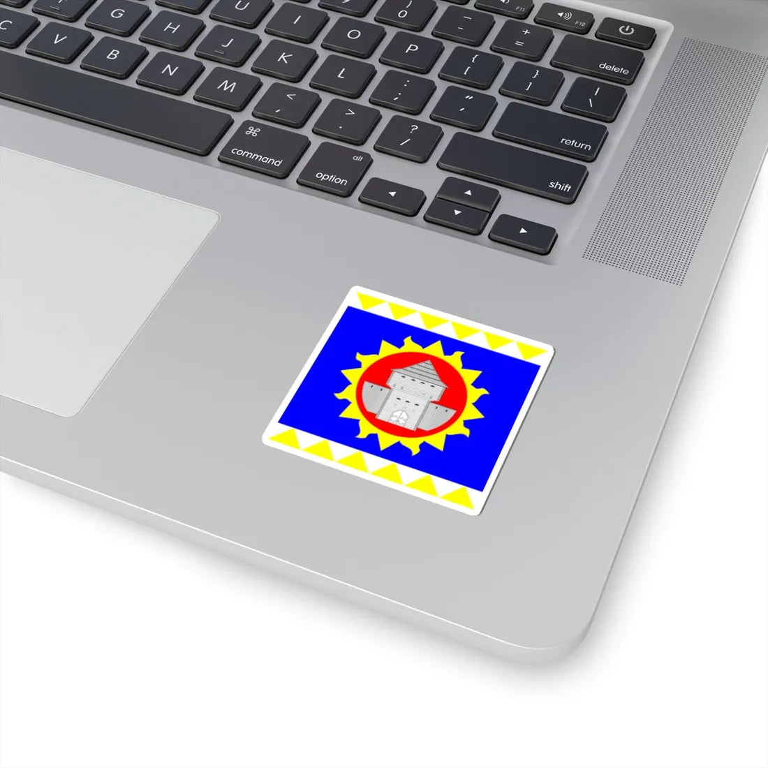 Flag of Ladyzhyn (Ukraine) STICKER Vinyl Kiss-Cut Decal - The Sticker Space