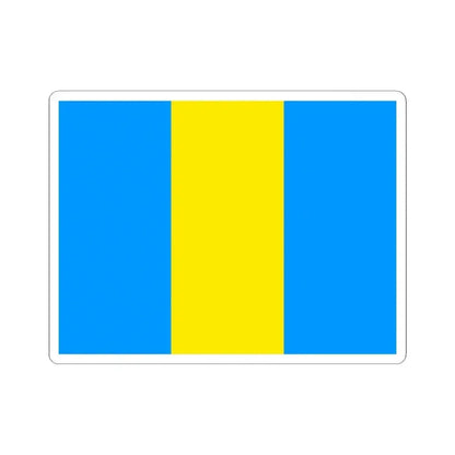 Flag of Laeken Belgium (Belgium) STICKER Vinyl Kiss-Cut Decal 6 Inch White - The Sticker Space