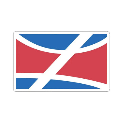Flag of Lafayette Louisiana (United States) STICKER Vinyl Kiss-Cut Decal 3 Inch White - The Sticker Space