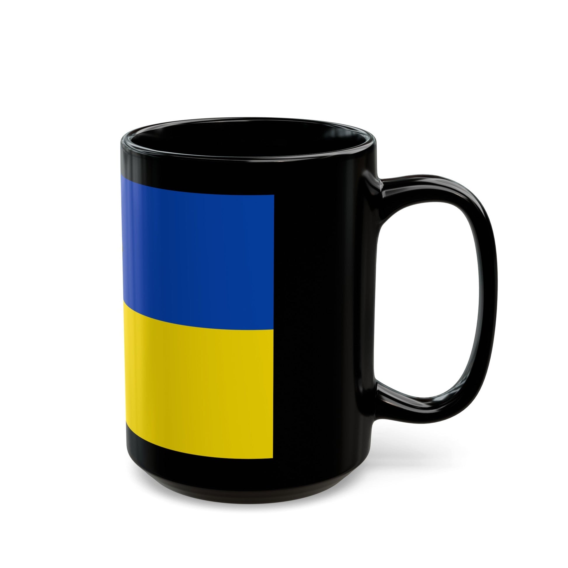 Flag of Lahn Dill Kreises Germany - Black Coffee Mug-The Sticker Space