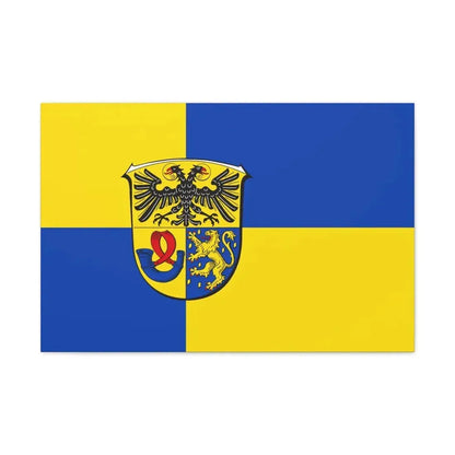 Flag of Lahn Dill Kreises Germany - Canvas Wall Art 30" x 20" 1.25" - The Sticker Space