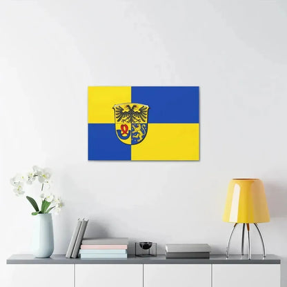 Flag of Lahn Dill Kreises Germany - Canvas Wall Art - The Sticker Space