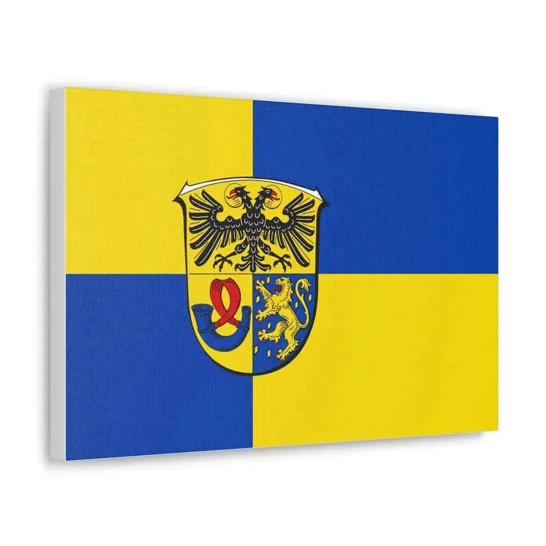 Flag of Lahn Dill Kreises Germany - Canvas Wall Art - The Sticker Space