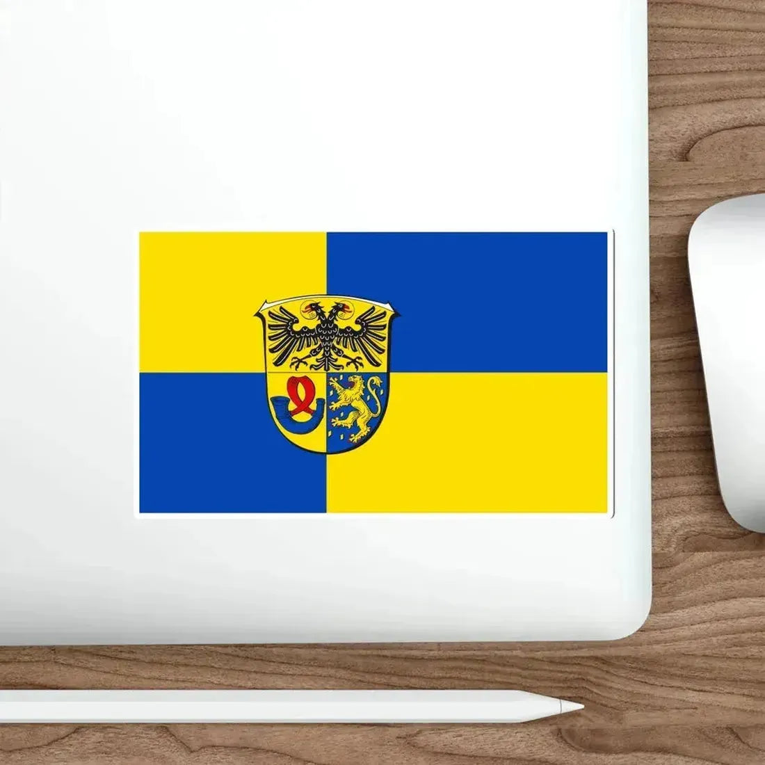 Flag of Lahn Dill Kreises Germany STICKER Vinyl Die-Cut Decal - The Sticker Space