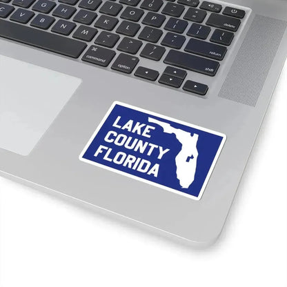 Flag of Lake County Florida (United States) STICKER Vinyl Kiss-Cut Decal - The Sticker Space