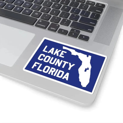 Flag of Lake County Florida (United States) STICKER Vinyl Kiss-Cut Decal - The Sticker Space