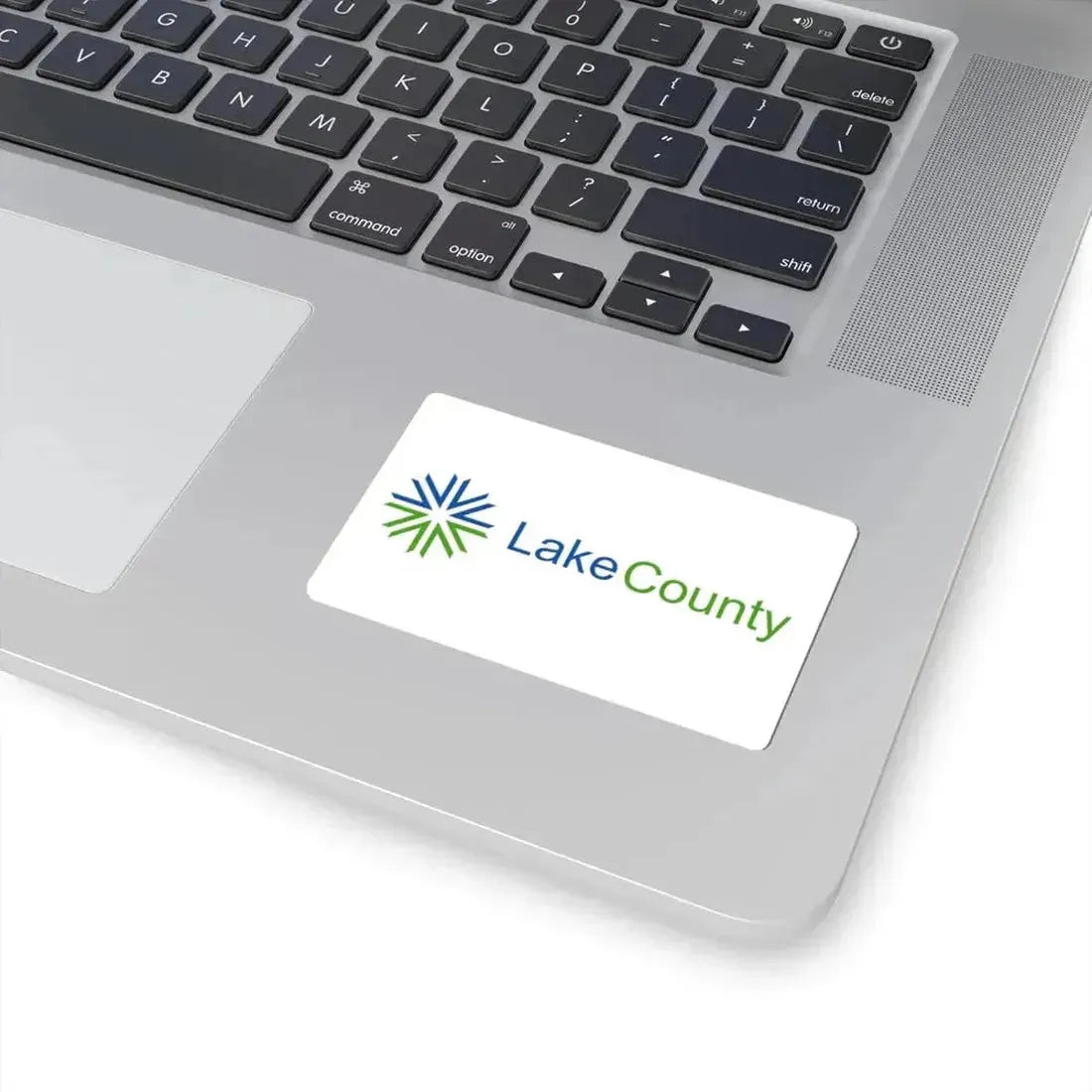 Flag of Lake County Illinois (United States) STICKER Vinyl Kiss-Cut Decal - The Sticker Space