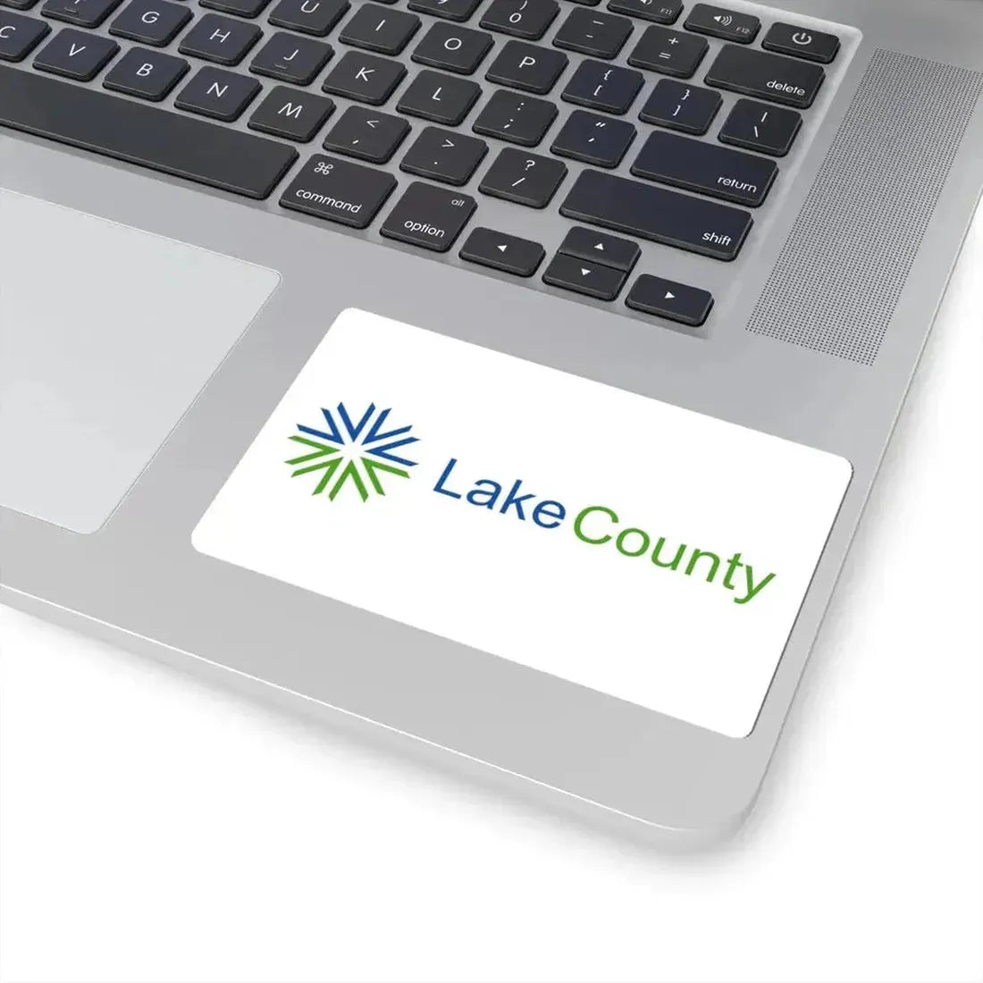 Flag of Lake County Illinois (United States) STICKER Vinyl Kiss-Cut Decal - The Sticker Space