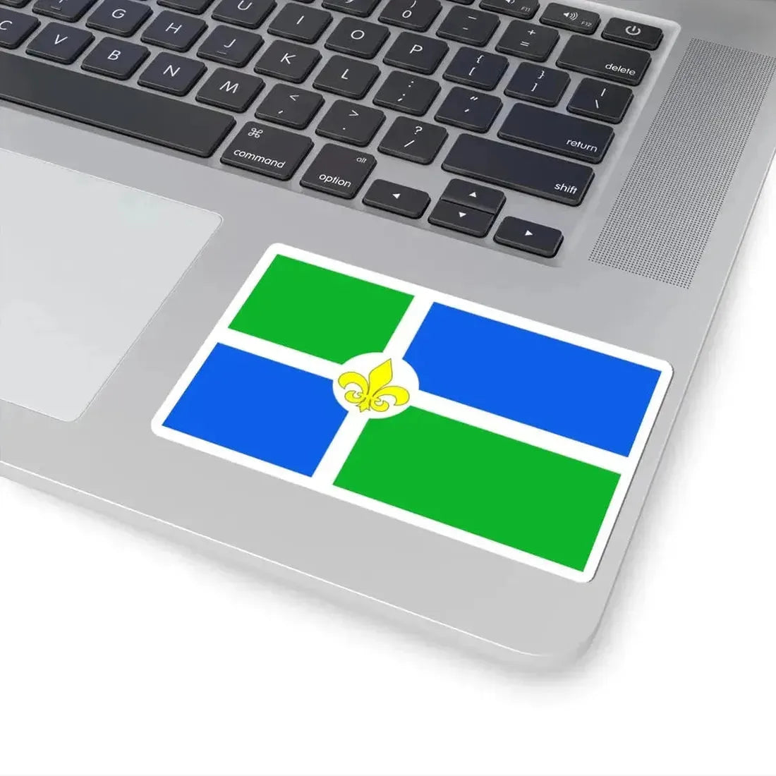 Flag of Lake St. Louis Missouri (United States) STICKER Vinyl Kiss-Cut Decal - The Sticker Space