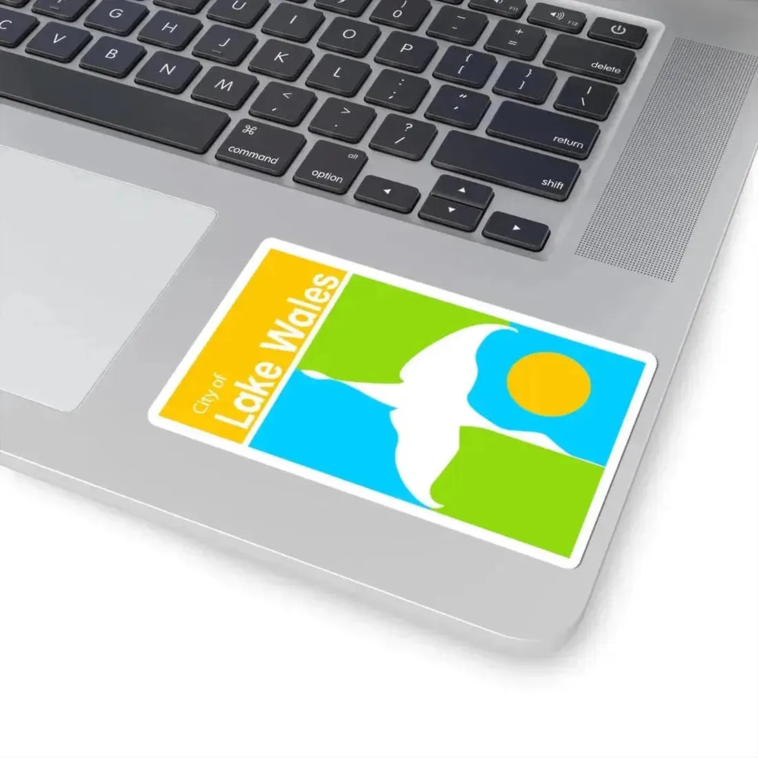 Flag of Lake Wales Florida (United States) STICKER Vinyl Kiss-Cut Decal - The Sticker Space