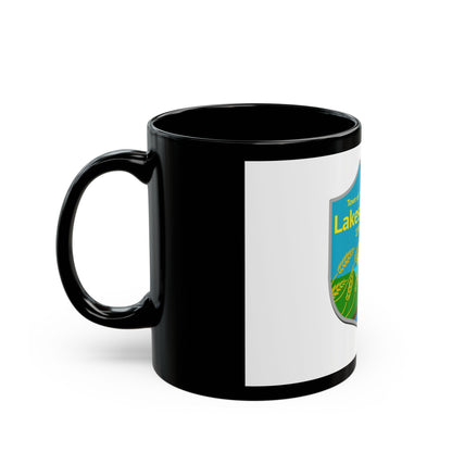 Flag of Lakeshore Ontario Canada - Black Coffee Mug-The Sticker Space