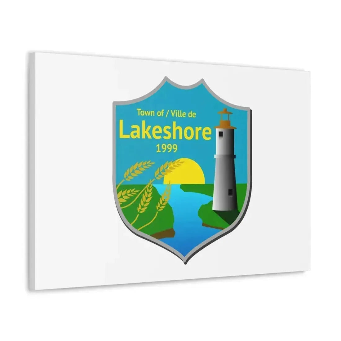 Flag of Lakeshore Ontario Canada - Canvas Wall Art - The Sticker Space