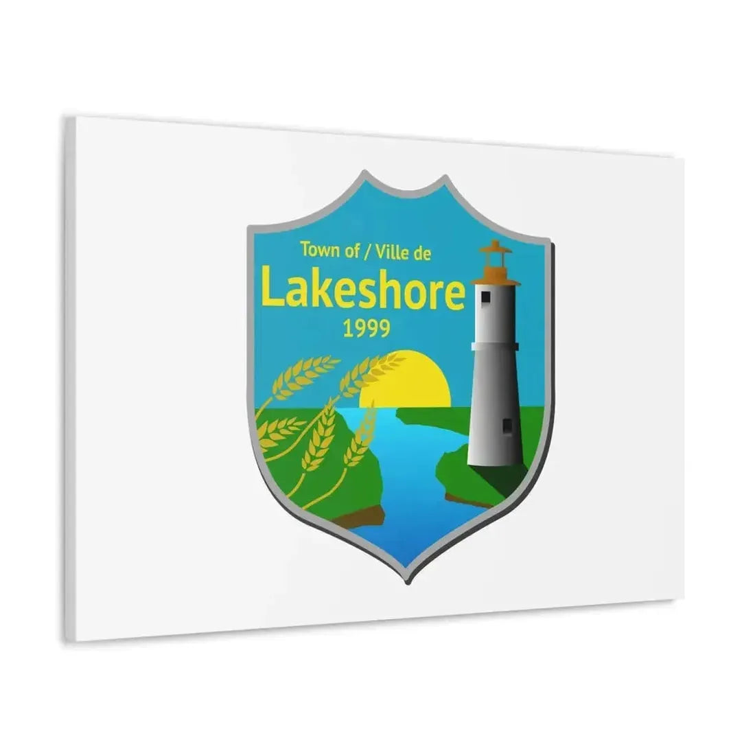 Flag of Lakeshore Ontario Canada - Canvas Wall Art - The Sticker Space