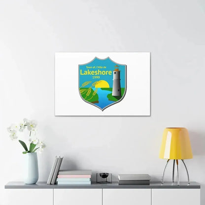 Flag of Lakeshore Ontario Canada - Canvas Wall Art - The Sticker Space
