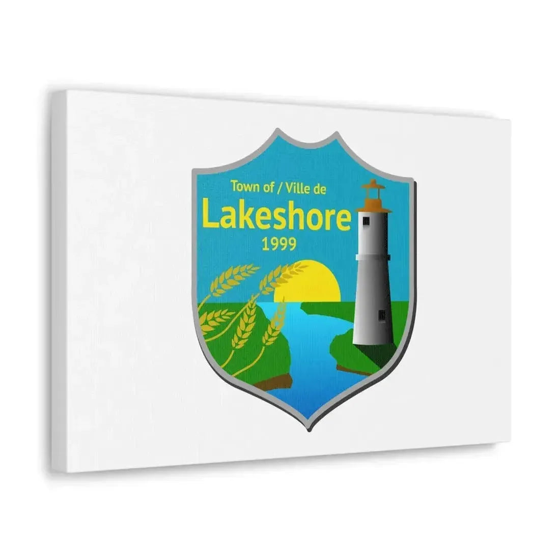 Flag of Lakeshore Ontario Canada - Canvas Wall Art - The Sticker Space